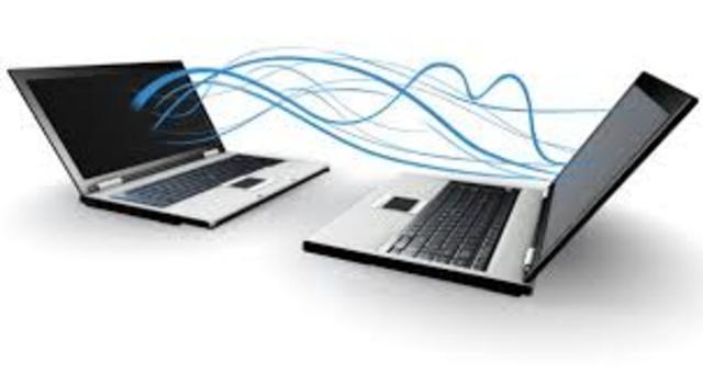 Computers at Stanford and UCLA connected for the first time