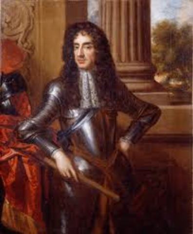 King Charles II granted land