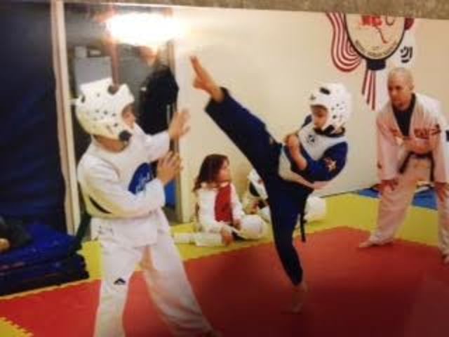 tomé lecciones de taekwondo