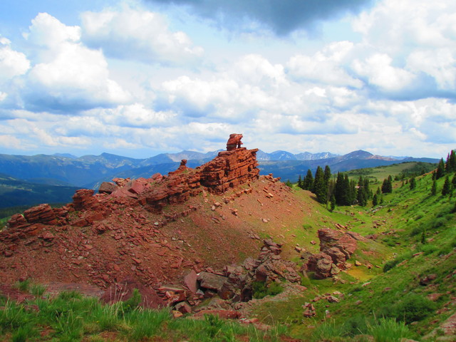 Verano pasado visite Colorado.
