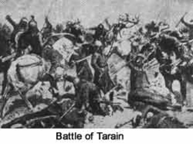 Muhammad of Ghor defeat combined rajput forces at Tarain, the most crucial battle in Indian history