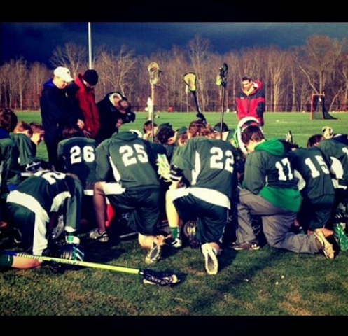 Jugué lacrosse por primera vez.