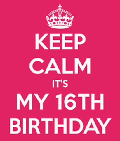 El catorce de Octubre dos mil trece, yo celebreé mi decimosexto cumpleanños.