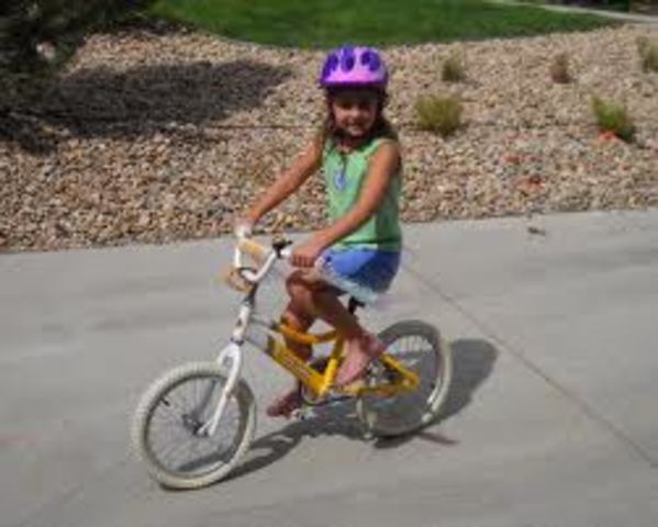 Empecé a montar mi bicicleta en 2001