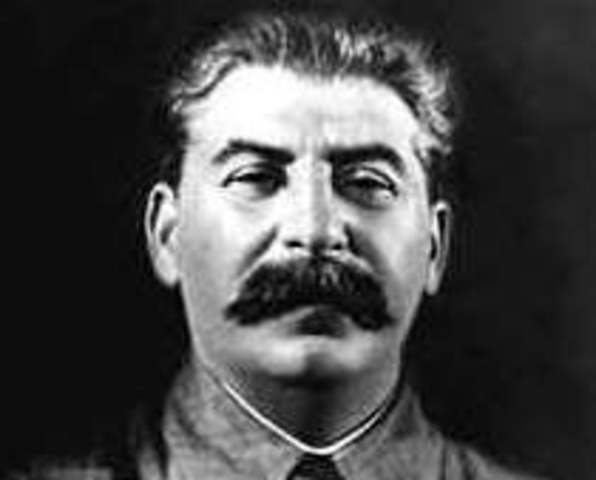 Joseph Stalin becomes the leader of the soviet union