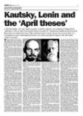 Lenin returns to Russia (again)