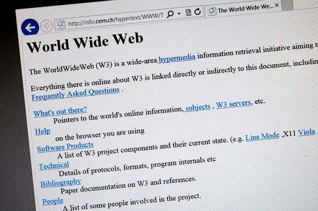 First web page created 1991