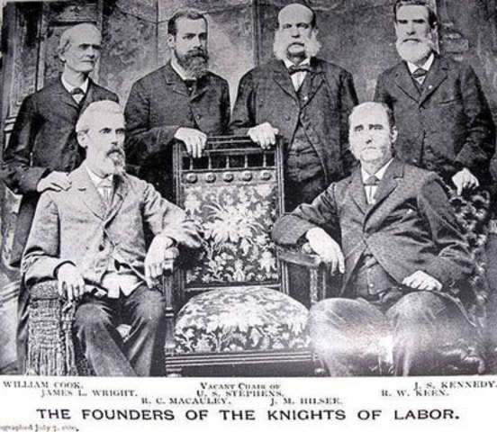 Women accepted into the Knights of Labor