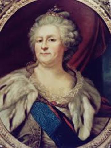 Catherine the Great rules Russia
