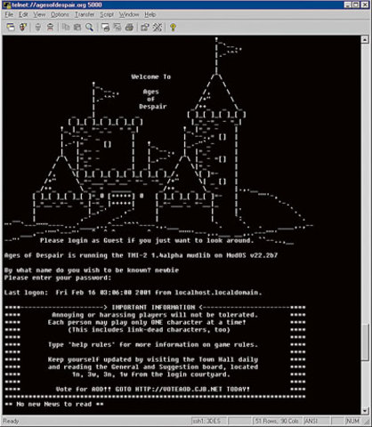 First Muliplayer Game