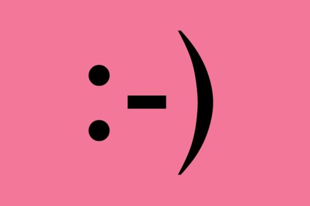 The first emoticon :-)