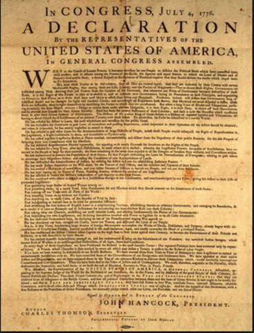 Declaration of Independence