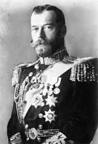 Nicholas II becomes Czar