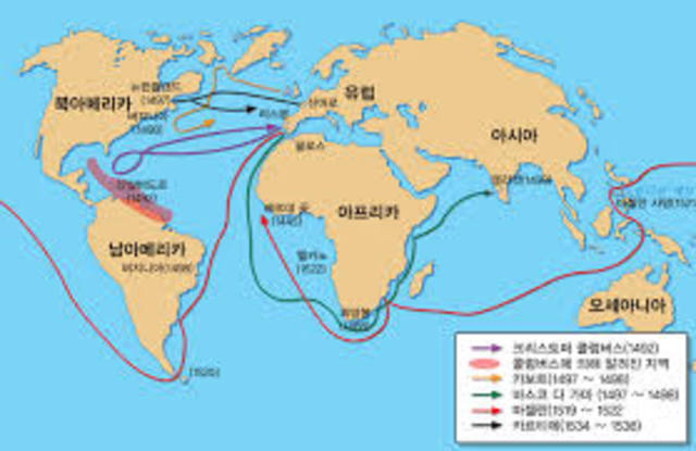 Magellan starts his around the world journey