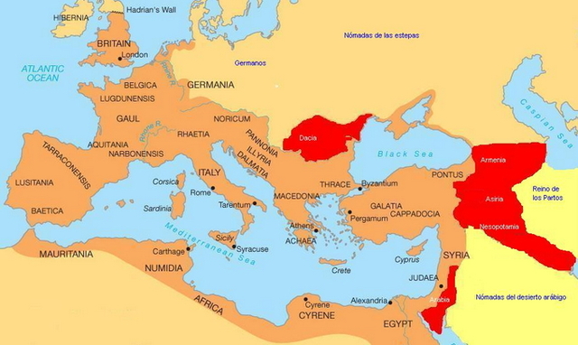 El Imperio Romano es invadido por oos pueblos germánicos