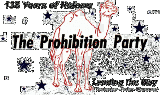 National Prohibition Party is founded