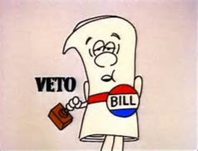 The bill is vetod but still passes