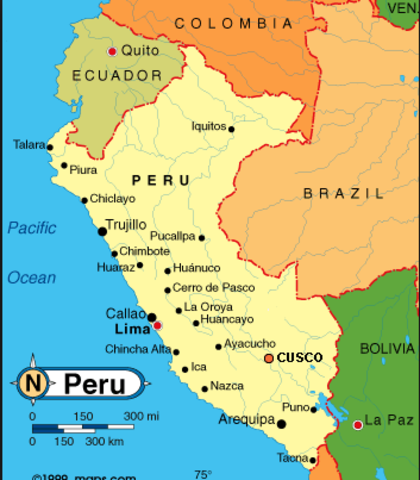 Spain takes over Peru