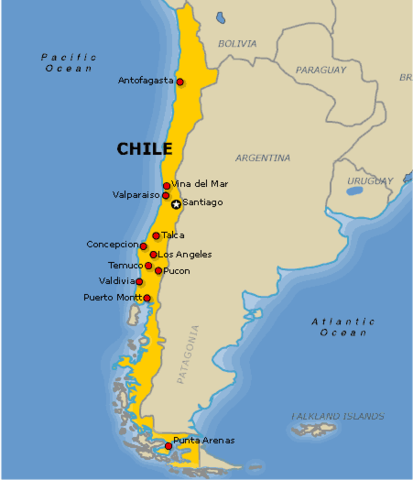 Spain's expedition to take over Chile
