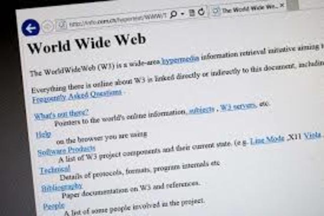 First web page created 1991