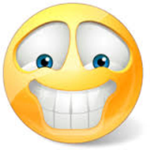 The first emoticon :-)