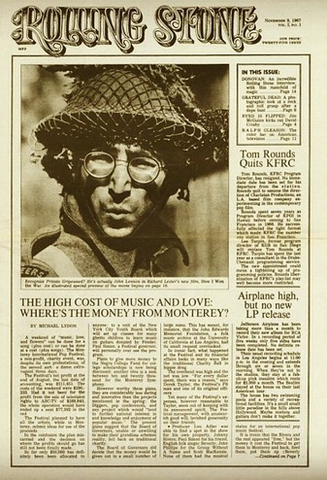 1967 Rolling Stone magzine created