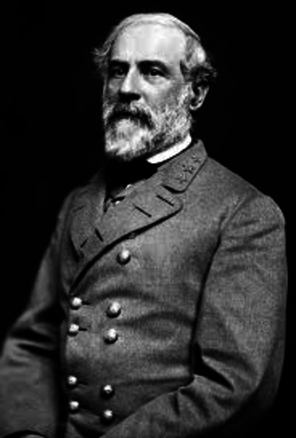 Robert E. Lee takes command of Confederate Troops