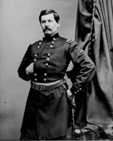 George McClellan named commander of union troops