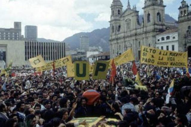 UP como fuerza politoca en de Colombia.