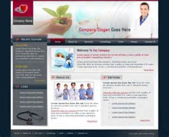 First web page created