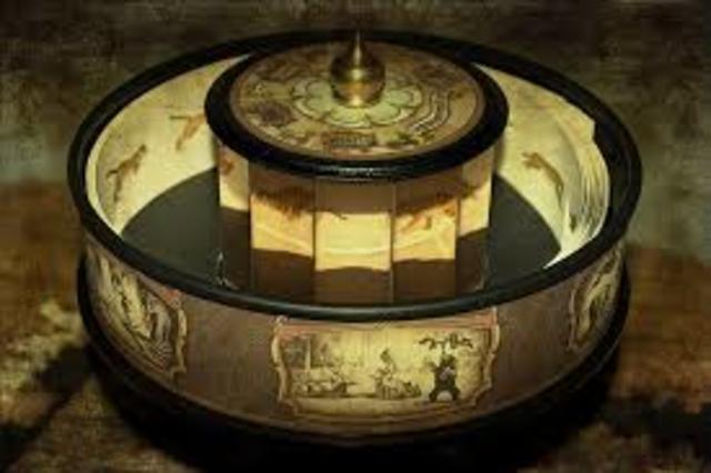 El praxinoscopio.Émile Reynaud