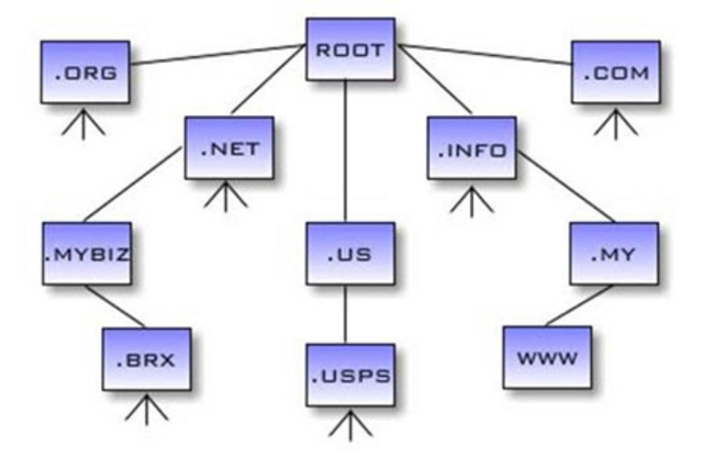 The domain name system was created