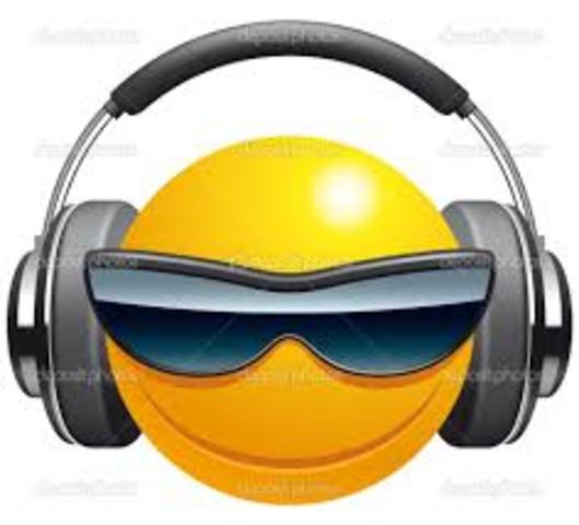 The first emoticon :-]