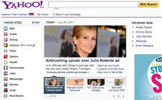 Yahoo is founded.