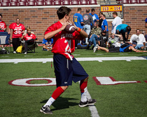 I started playing flag football