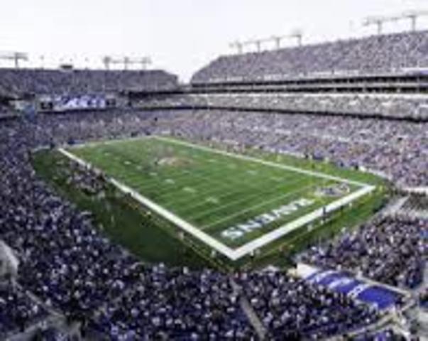 went to Baltimore to watch football game