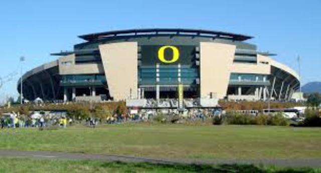 played at Autzen Stadium