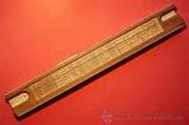 Reglas de cálculo (William Oughtred)