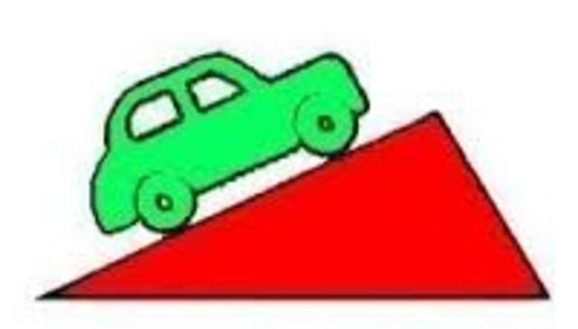 Cars finally go uphill