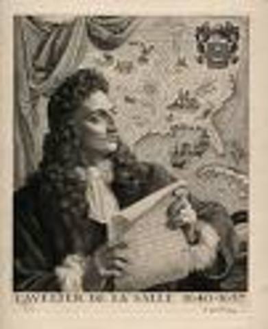 French explorer Rene-Robert Cavelier, Sieur de La Salle
