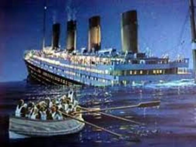 Titanic sinks