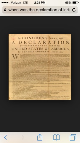 Declaration of Independance