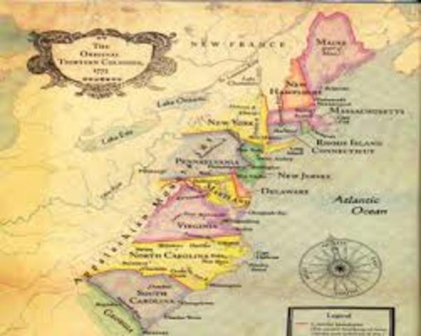 Establishment of 13 Colonies