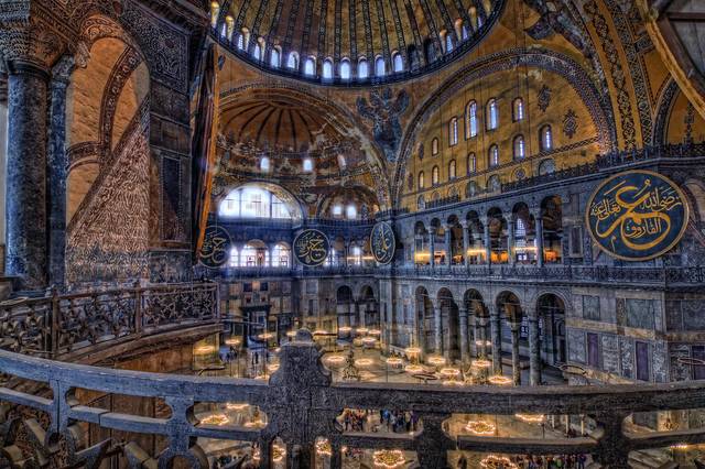 Hagia Sophia completed
