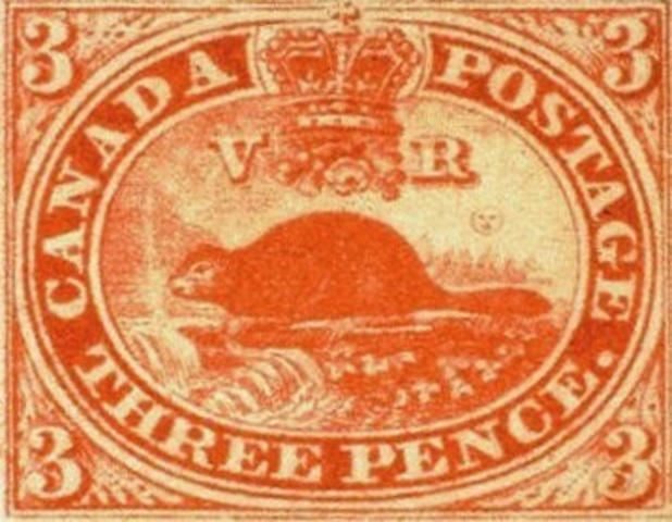 First Canadian Postage Stamp