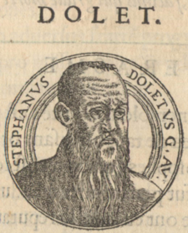 Etienne Dolet 1540