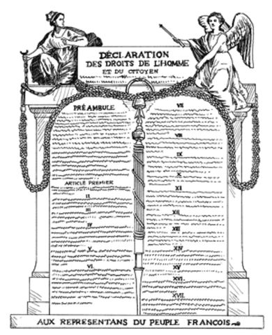 Declaration of the Rights of Man and of the Citizen