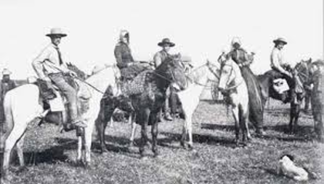 Oklahoma opened for settlement