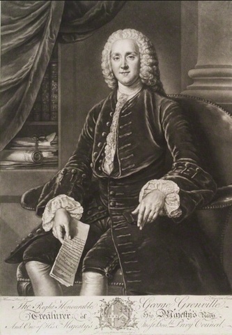 Grenville (1) Stamp Act of 1765:)