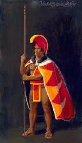 Kamehameha makes a agreement with Kaumuali'i